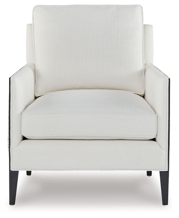 Ardenworth - Black / Ivory - Accent Chair