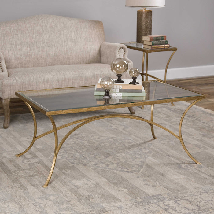 Alayna - Coffee Table - Gold