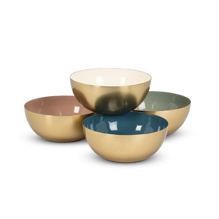 Mini Enamel Bowl-4Asst-4"D