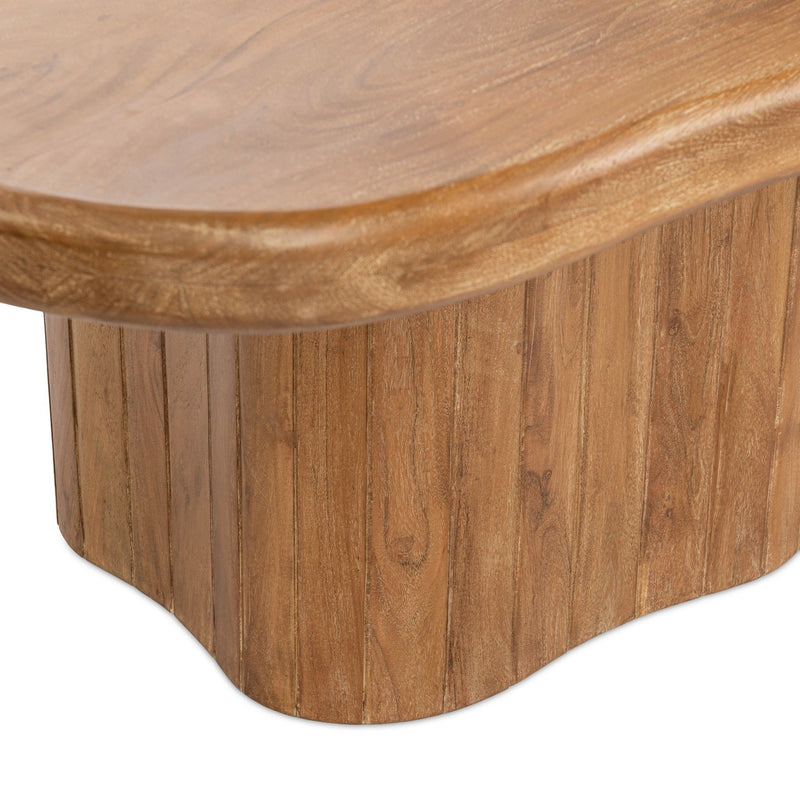 Alvaro - 65" Dining Table - Golden Wheat