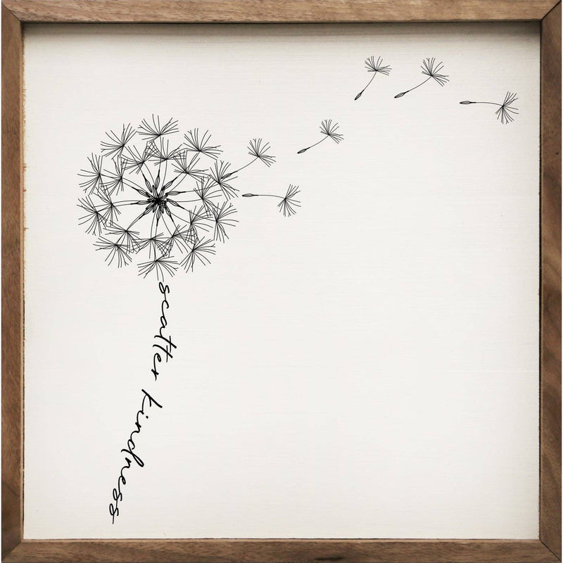 Scatter Kindness Dandelion White