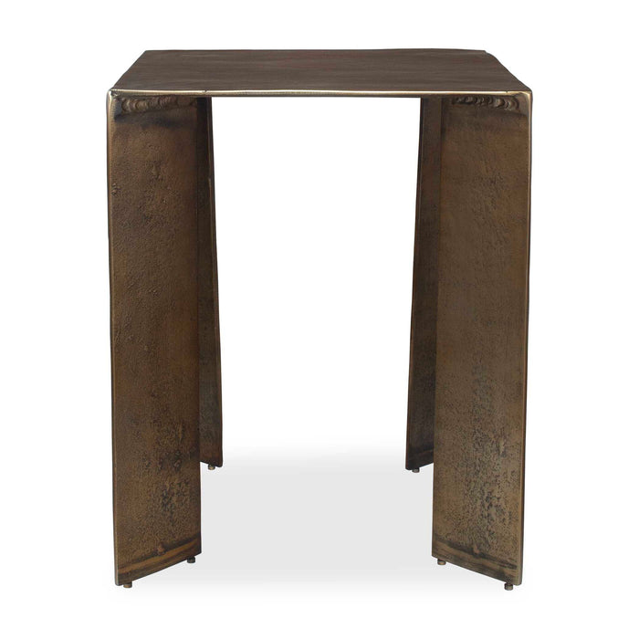 Reade - Outdoor Accent Table - Brass