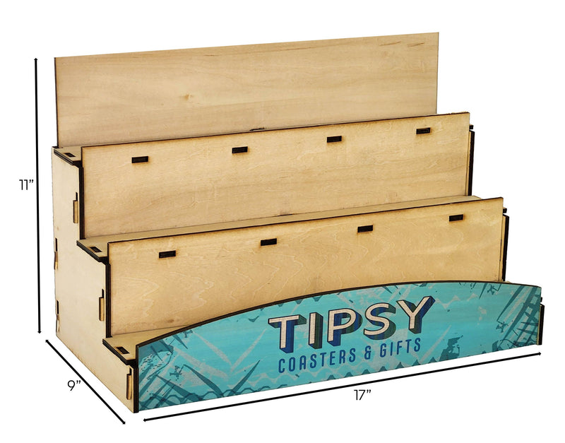 Tiered Coaster Countertop Display - MUST ADD 48 COASTERS