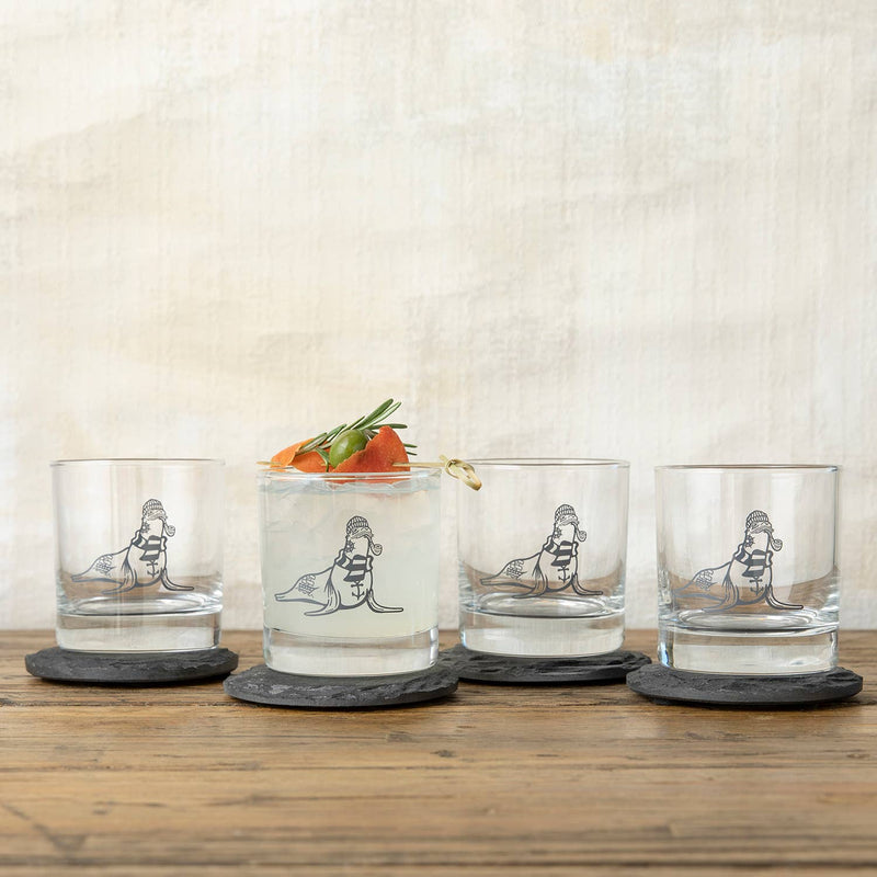Rocks Glass | Sealion Glass | Coastal Glasses | Lighthouse