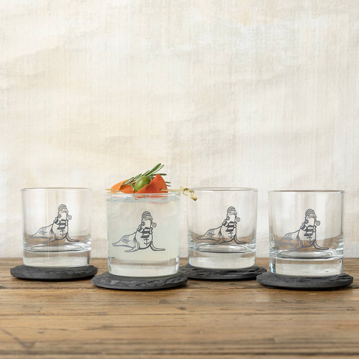 Rocks Glass | Sealion Glass | Coastal Glasses | Lighthouse