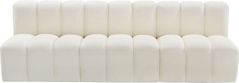 Arc - Faux Leather 3 Seats Modular Sofa