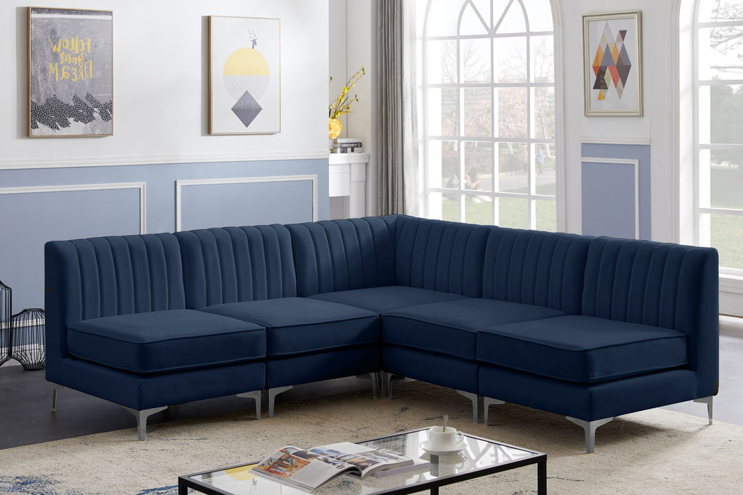 Alina - 5 Piece Armless Sectional