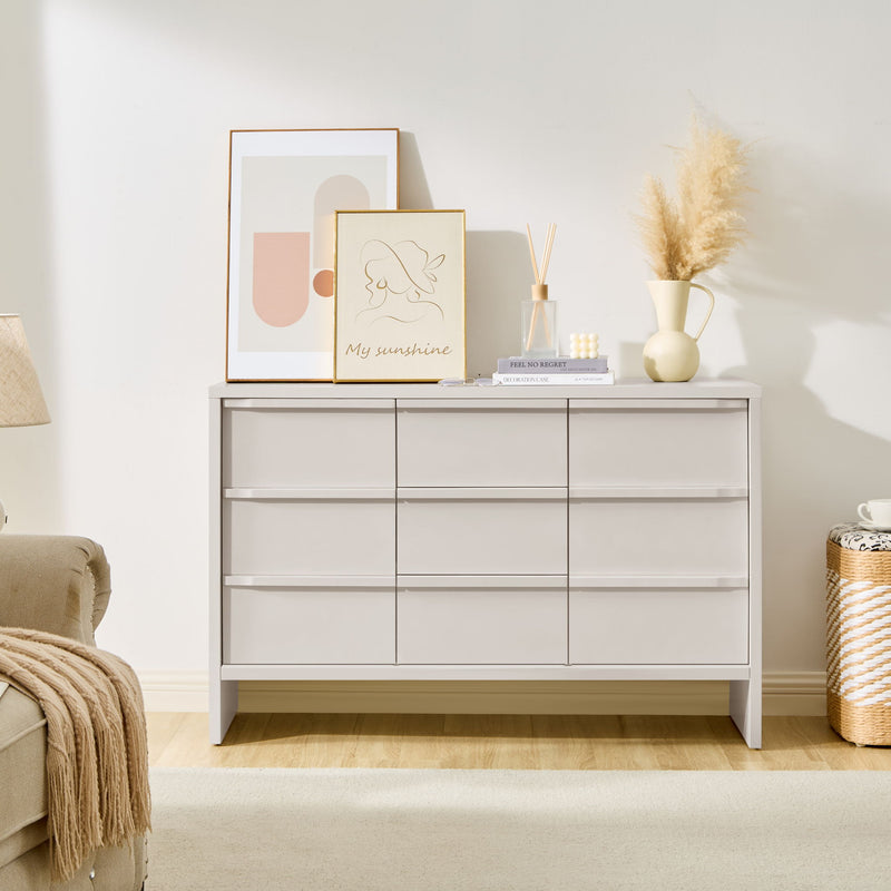 Sideboard Buffet Cabinet With Storage, 2 Doors 3 Drawers