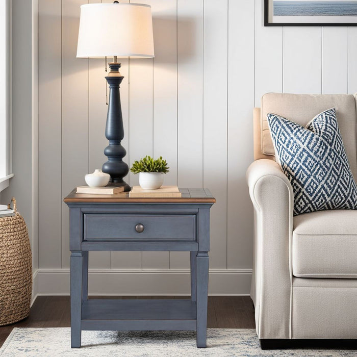 Americana - End Table - Blue
