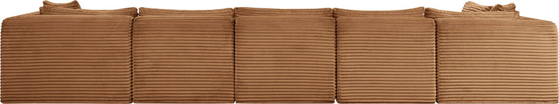 Shaggy - Fabric 6 Piece Modular Sectional