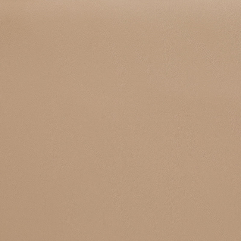 Comfy - Faux Leather Ottoman - Tan