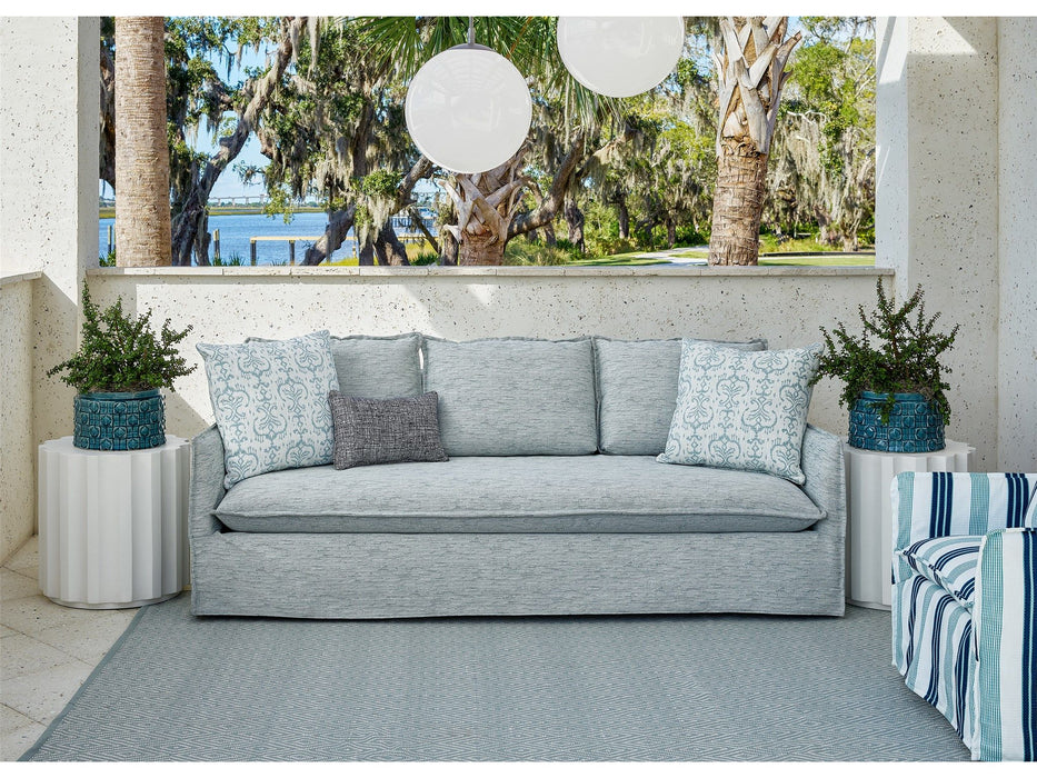 Coastal Living Outdoor - Siesta Key Outdoor Slipcover Sofa, Special Order - Pearl Silver