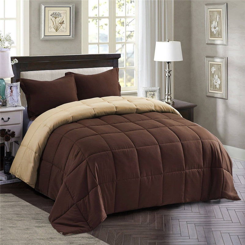3 Piece All Season Lightweight Down Alternative Comforter Set