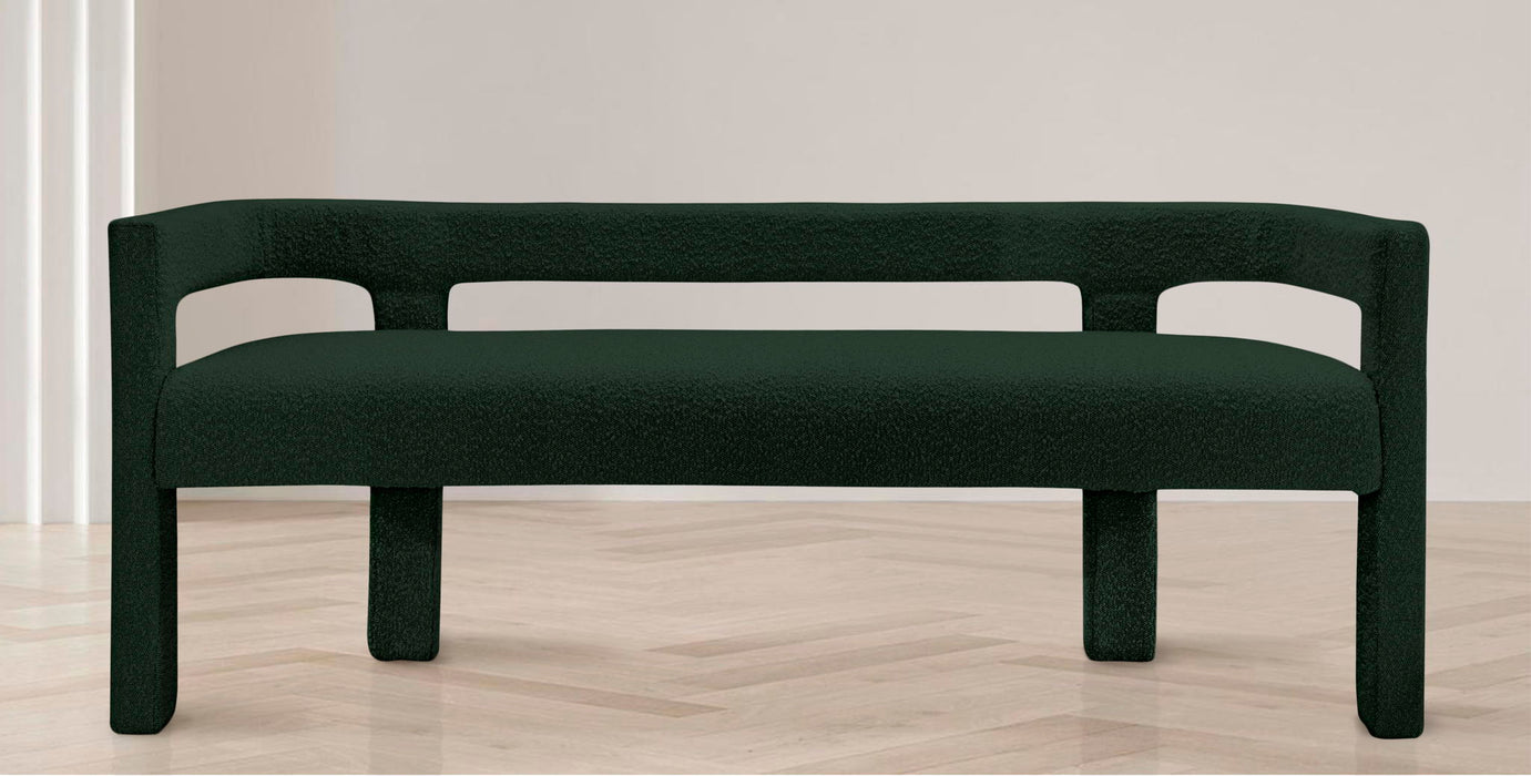 Athena - Boucle Fabric Bench