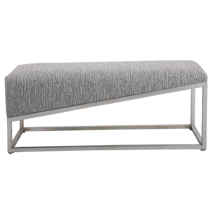 Uphill Climb - Geometric Bench - Pearl Silver