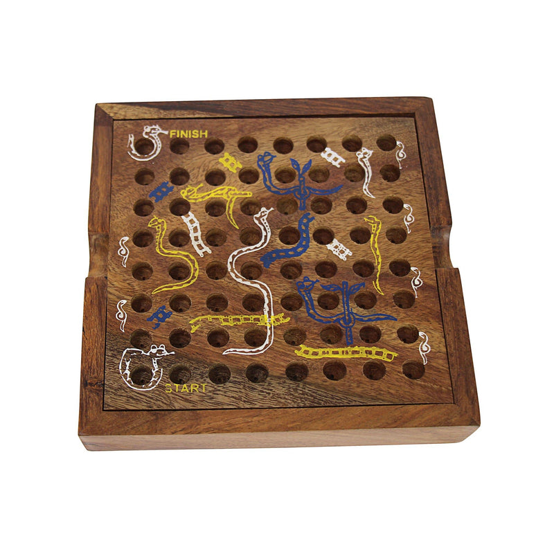 Handmade Snakes and Ladders Game