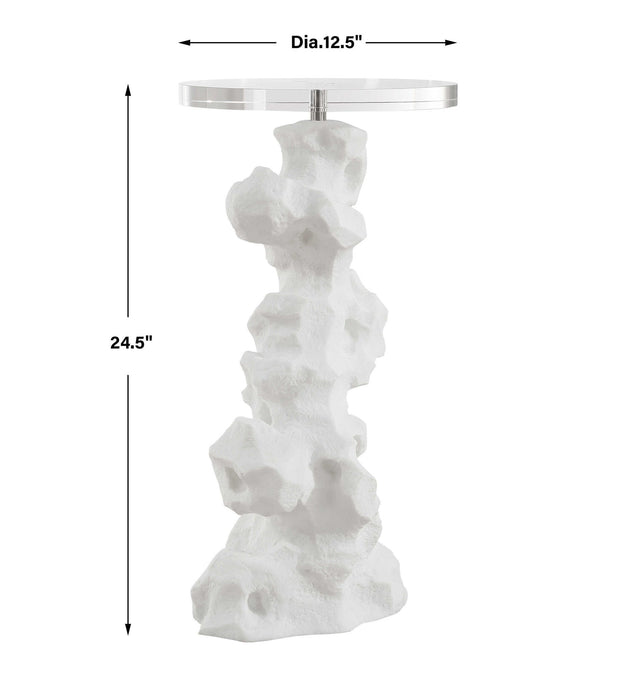 Remnant - White Stone Drink Table