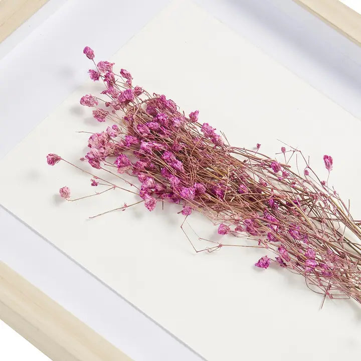 Fresh Flowers Floral Shadowbox Wall Art Décor | Set of 2 | 12Wx24H Each