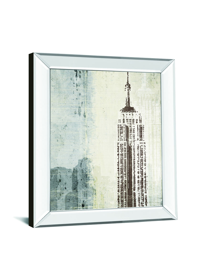 Edifioe II By Venter, T - Mirror Framed Print Wall Art - Gray