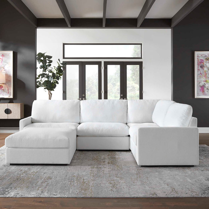 Refuge - Armless Arctic White Sofa