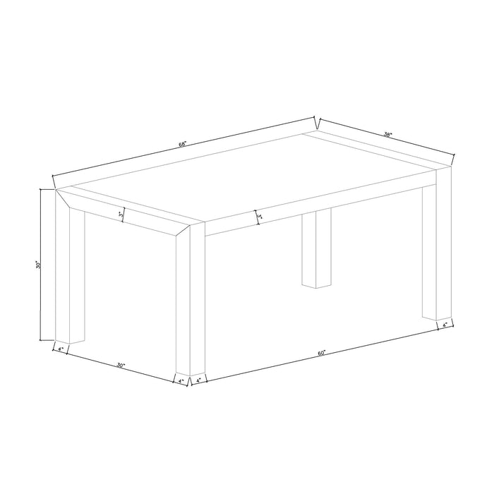 Dahiris - Dining Table - Black