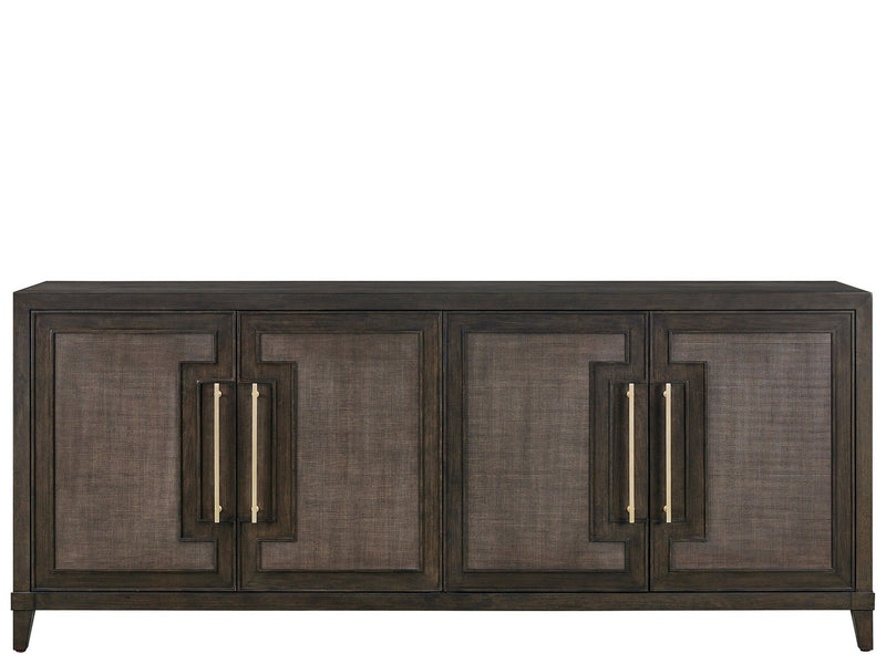 Fenwick - Embossed Credenza - Dark Brown