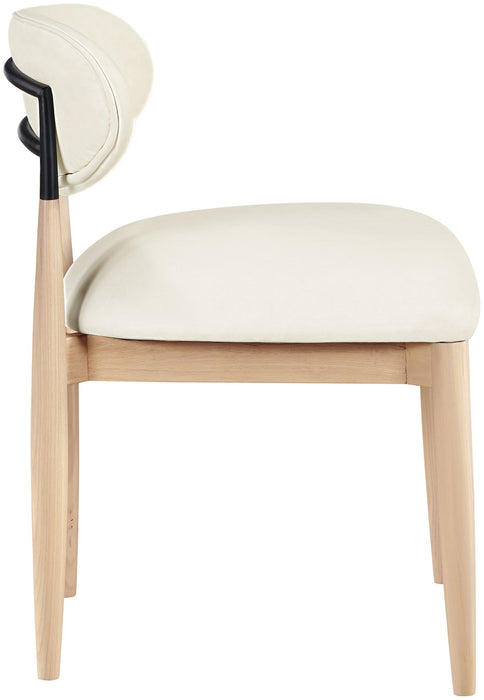 Riccio - Side Chair (Set of 2) - Natural Frame