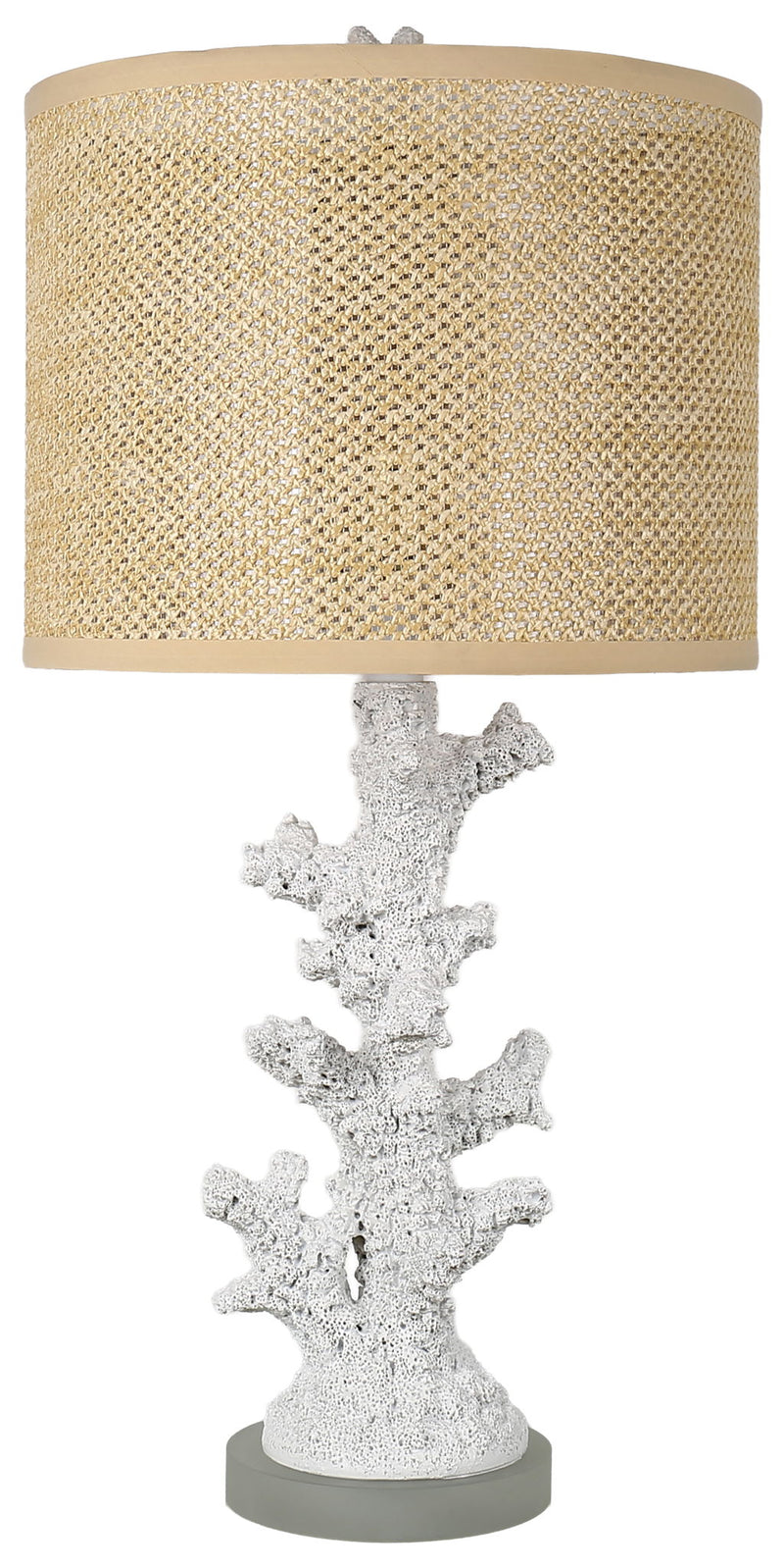 Coral Haven - 26 X 13 - Resin Table Lamp (Set of 2) - Matte White