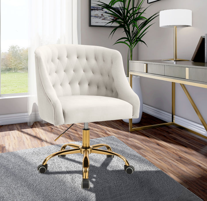 Arden - Office Chair with Gold Legs