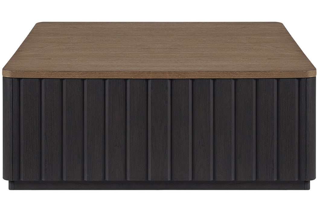 Channel - Cocktail Table With Casters - Black