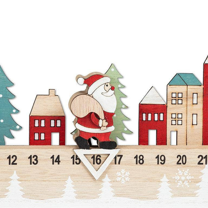 Advent Calendar with Walking Santa