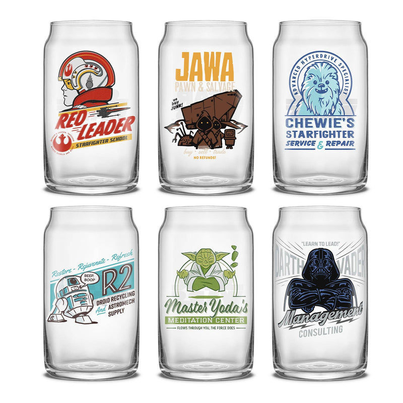 Star Wars™ Retro Vintage Tumbler Glasses | Set of 6