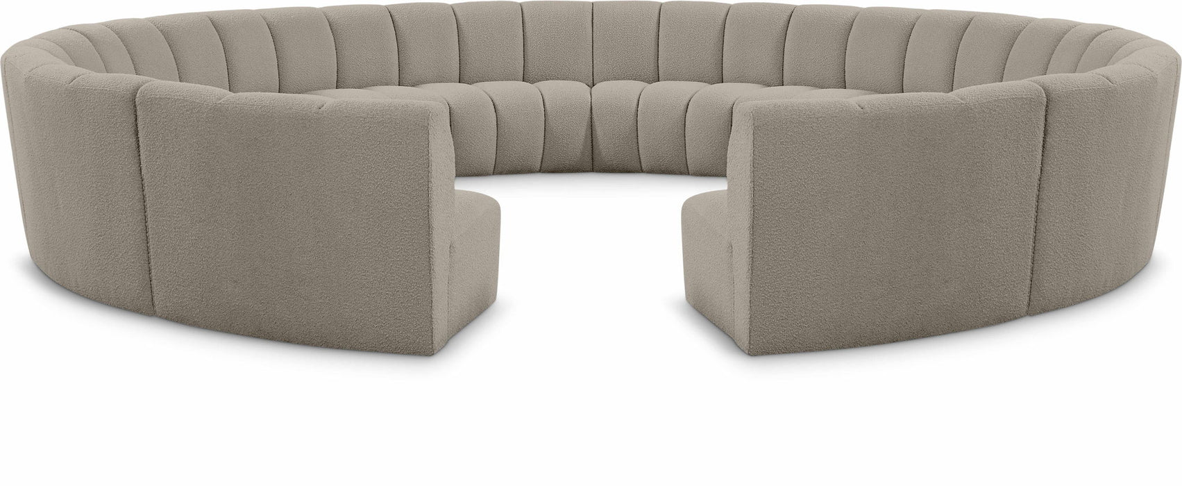 Infinity - 12 Piece Boucle Modular Sectional