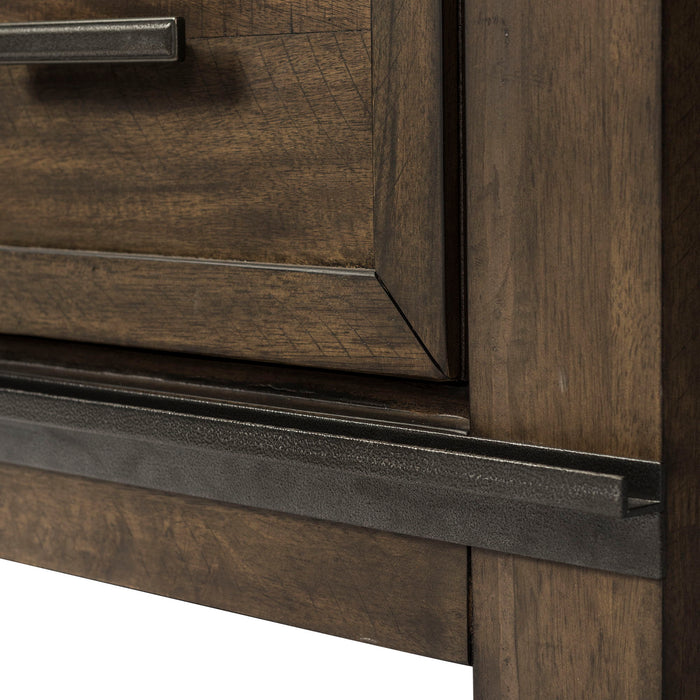 Thornwood Hills - Sliding Door Chest - Dark Brown