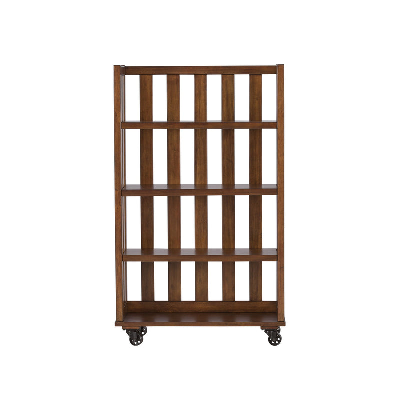 Arlington House - Open Bookcase - Cobblestone Brown