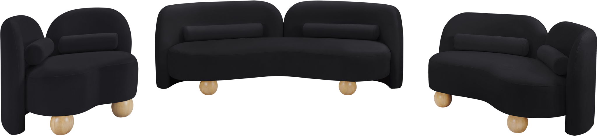 Daphne - Velvet Loveseat
