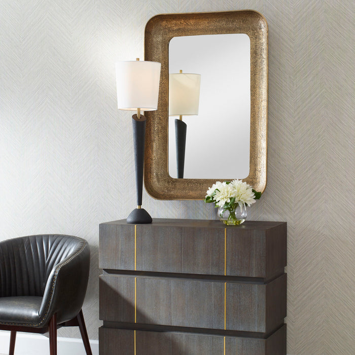 Alvaro - Antique Brass Mirror