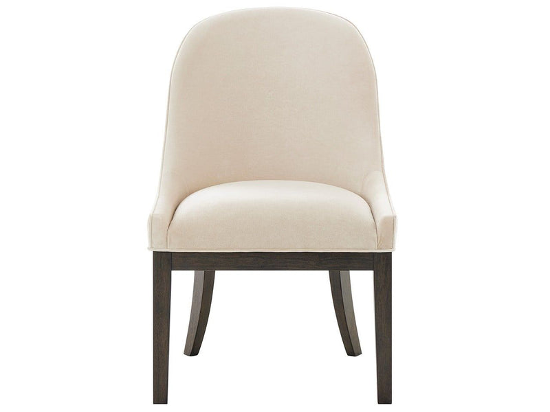 Fenwick - Upholstered Arm Chair - Beige / Dark Brown