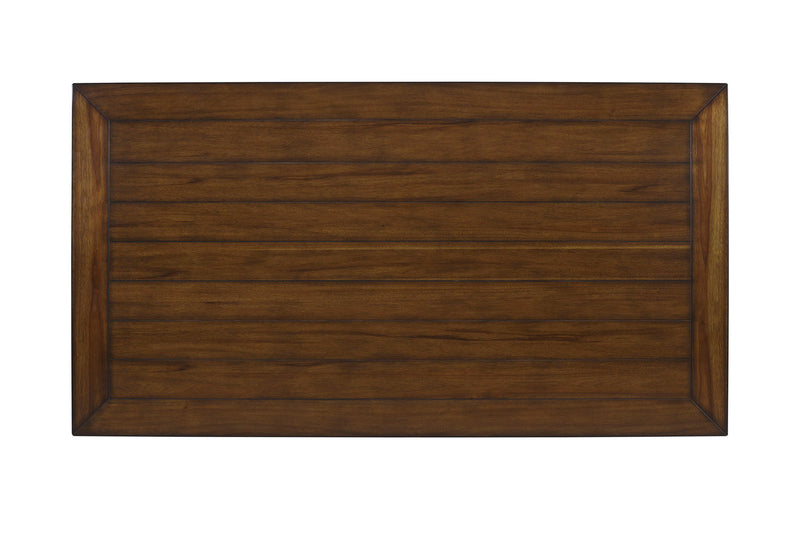 Will Dining - Table With 6 Drawers - Gray / Brown