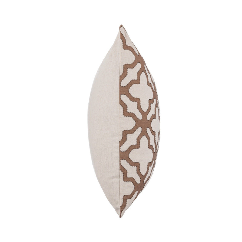 Mullan - 22" x 22"Pillow - Frothed Brown