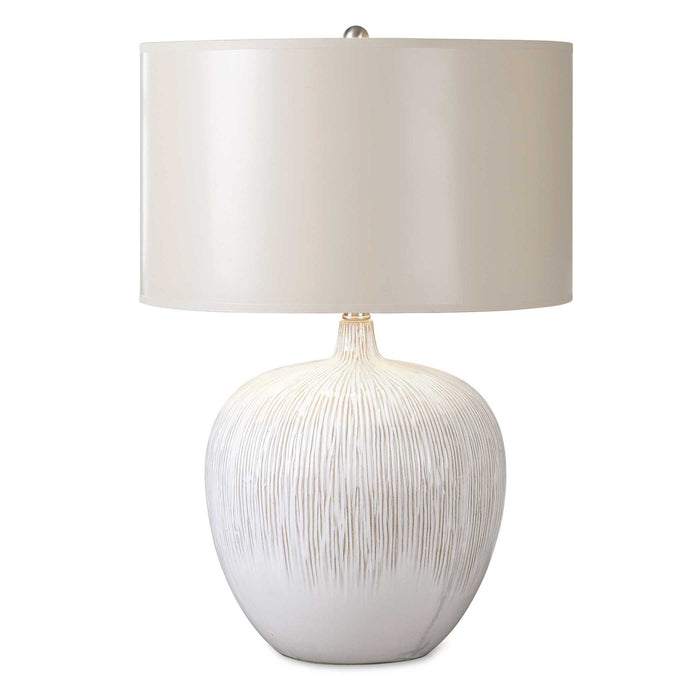 Georgios - Textured Ceramic Lamp - White