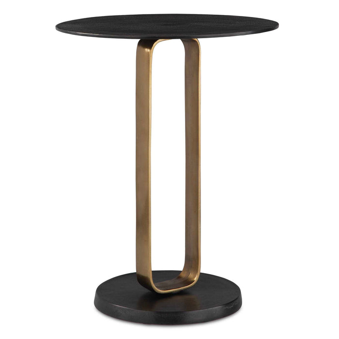 Aperture - Accent Table - Brass
