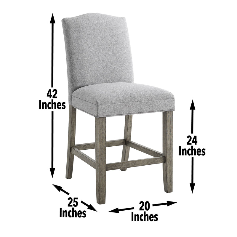 Grayson - Counter Height Set With White Top Table