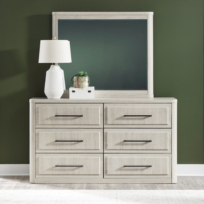 Modern Play - Dresser & Mirror - White