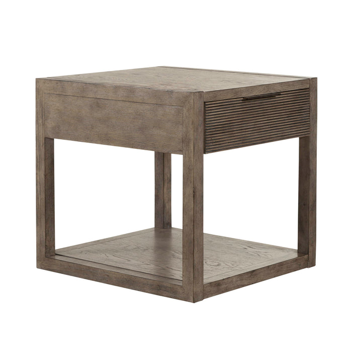 Bartlett Field - End Table - Gray