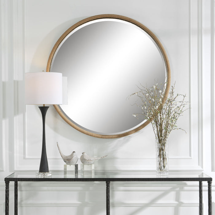 Ranchero - Natural Rope Round Mirror