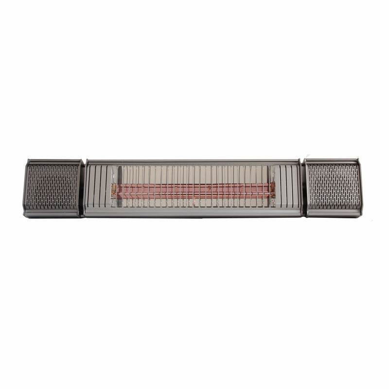 Smart Electric Heater With Bluetooth Speakers, Gunmetal Gray