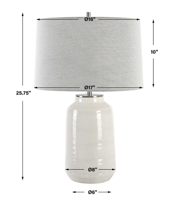 Odawa - Farmhouse Table Lamp - White