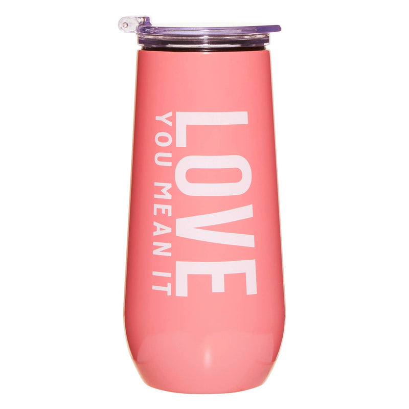 Champagne Tumblers - Love You, Mean It