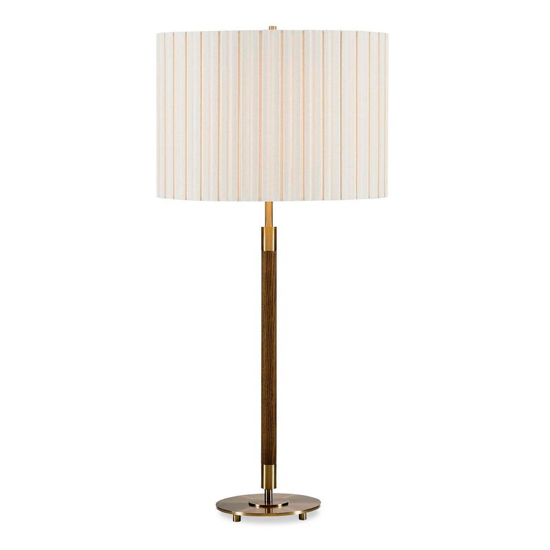 Iliana - Wood Table Lamp - Brass,Gold,Woodtone